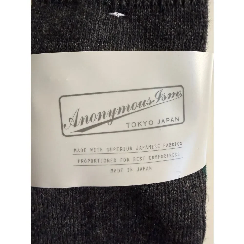 Anonymous ISM Socks Crew Made in Japan Cashmere Blend One Size Fits Most